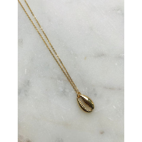 Gold Shell Necklace - STYLACITY