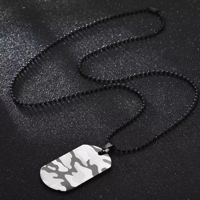 Men’s Camouflage Jewellery Gift Set - Pendant and Ring