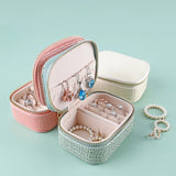 Pink Small Travel Jewellery Box Storage Case