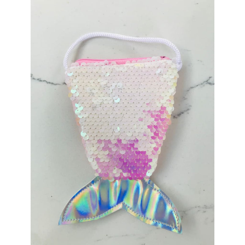 Mermaid Tail Coin Purse Girl’s Handbag Gift Bag Pink 