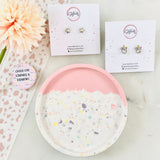 Newly Pierced Ears Starter Set for Girls with Earrings and 