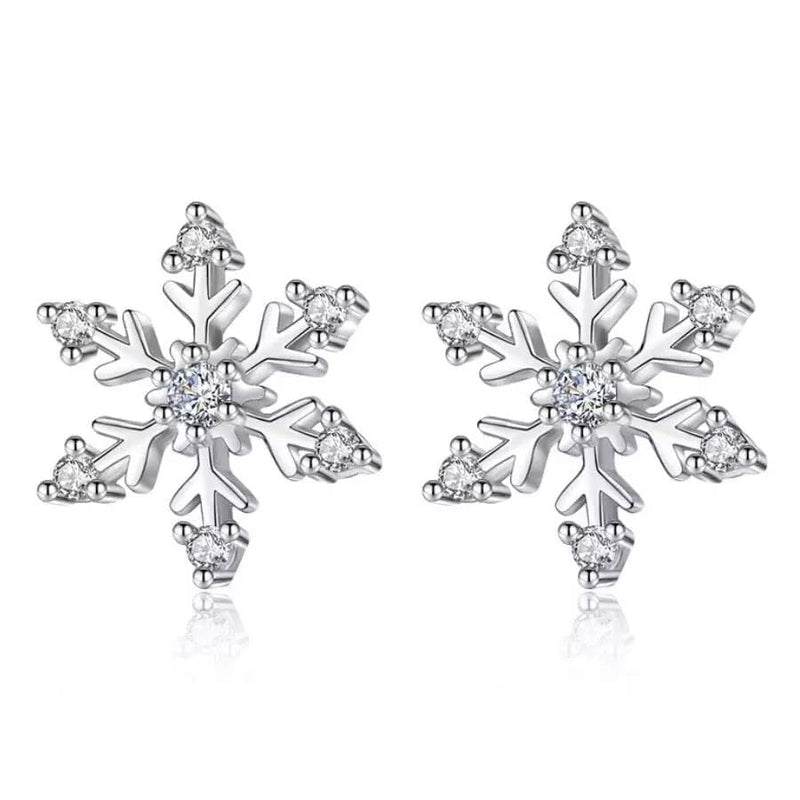 Snowflake Christmas Earrings