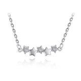 Starry Sky Sterling Silver Star Necklace - STYLACITY