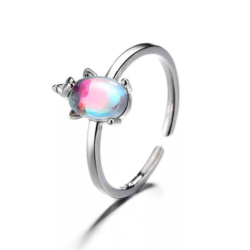 Unicorn Ring for Girls Sterling Silver