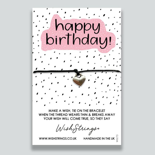 Wishstrings Message Bracelets - Happy Birthday - Jewellery