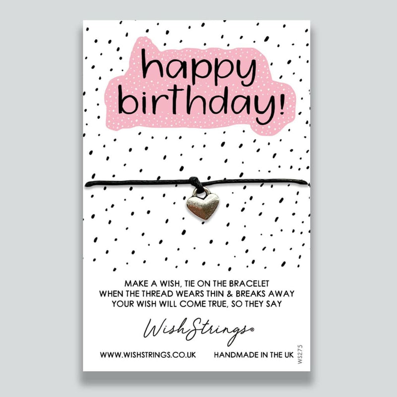 Wishstrings Message Bracelets - Happy Birthday - Jewellery