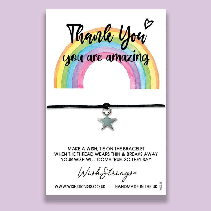 Wishstrings Message Bracelets - Thank you - Jewellery